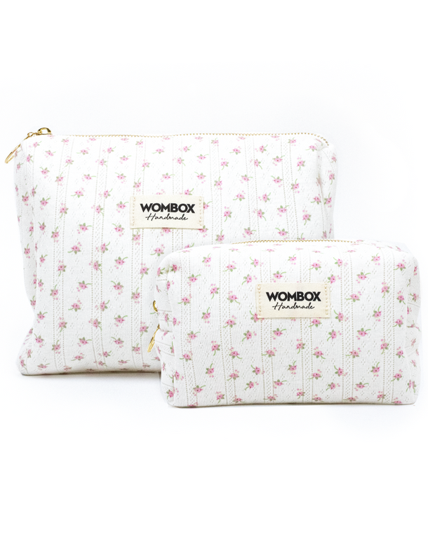 Neceser Petite Floral de Wombox - neceser de viaje - vista lateral