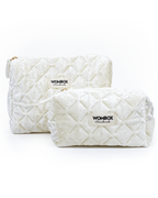 Neceser Velvet Pearl de Wombox - neceser de viaje - vista lateral