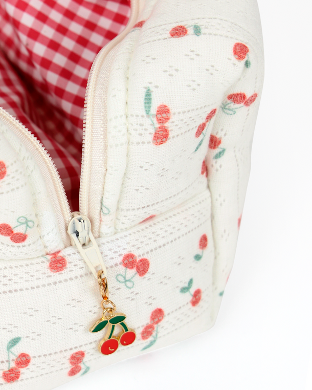 Neceser Cherry Print de Wombox - neceser de viaje - vista lateral