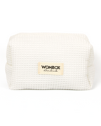 Neceser Waffle Off White de Wombox - neceser de viaje