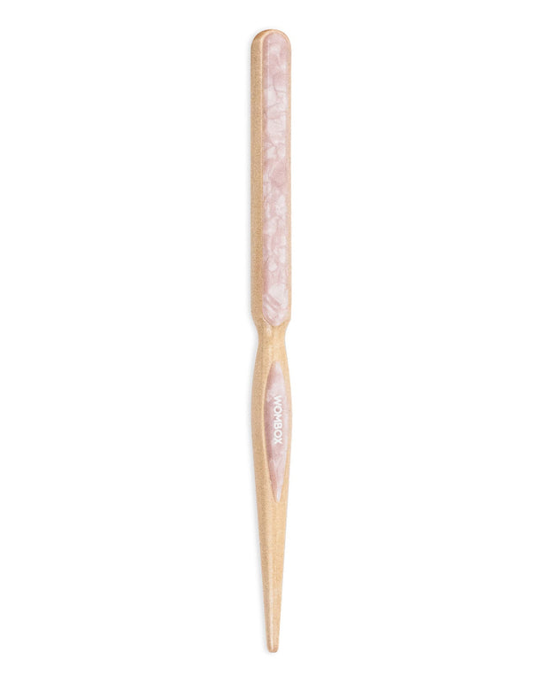 Cepillo de Styling Rosy Glow de Wombox - cepillo de pelo - vista lateral